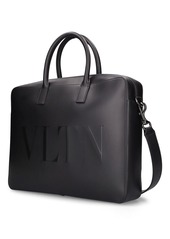 Valentino Vltn Leather Brief Case