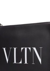 Valentino Vltn Leather Pouch