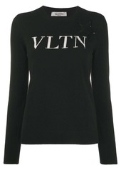 Valentino VLTN star-patch knitted jumper
