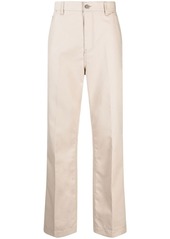 Valentino wide-leg contrast-stitch trousers
