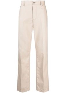 Valentino wide-leg contrast-stitch trousers
