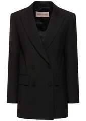 Valentino Wool & Mohair Double Breasted Jacket