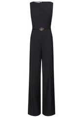 Valentino Wool & Mohair Sleeveless Jumpsuit