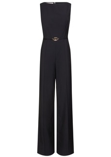 Valentino Wool & Mohair Sleeveless Jumpsuit