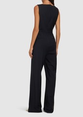 Valentino Wool & Mohair Sleeveless Jumpsuit