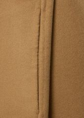 Valentino Wool Compact Belted Long Coat