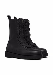 Valentino XCOMBAT leather boots