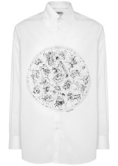 Valentino Zodiac Map Cotton Poplin Shirt