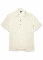 Van Heusen Men's Big & Tall Big Air Tropical Short Sleeve Button Down Shirt  2X-Large Tall