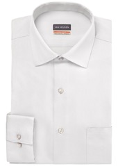 Van Heusen Men's Big & Tall Classic/Regular-Fit Stain Shield Performance Stretch Textured Dress Shirt - Steel