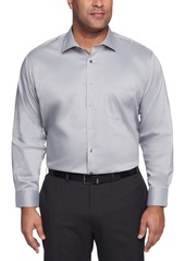 Van Heusen Big Men's Solid Dress Shirt - Blue Frost