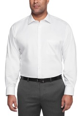 Van Heusen Big Men's Solid Dress Shirt - Blue Frost