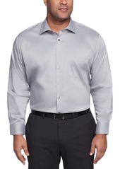 Van Heusen Tall Men's Solid Dress Shirt - Black