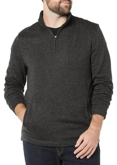 Van Heusen Men's Big Flex Long Sleeve 1/4 Zip Soft Sweater Fleece  2X-Large Tall