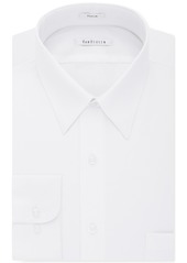 Van Heusen Men's Classic-Fit Point Collar Poplin Dress Shirt - Flame