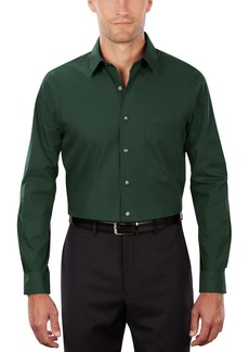 Van Heusen Men's Classic-Fit Poplin Dress Shirt - Pvh Leaf