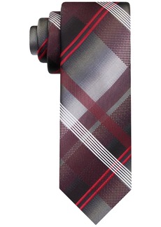 Van Heusen Men's Classic Large-Grid Tie - Red