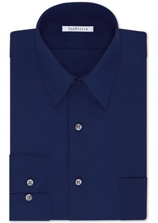 Van Heusen Men's Big & Tall Classic/Regular Fit Wrinkle Free Poplin Solid Dress Shirt