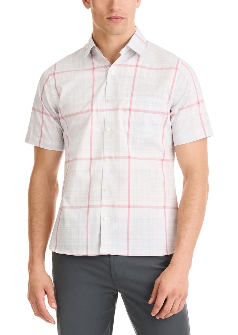 Van Heusen Men's Essential Woven Short Sleeve Button Up