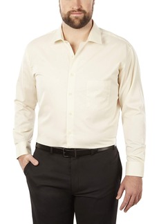Van Heusen men's Big Fit Flex Collar Stretch Solid (Big and Tall) Dress Shirt  18.5 Neck 34 -35 Sleeve XX-Large US