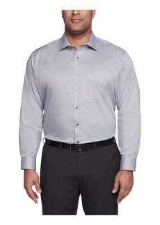 Van Heusen Men's FIT Dress Shirt Flex Collar Stretch Solid (Big and Tall)