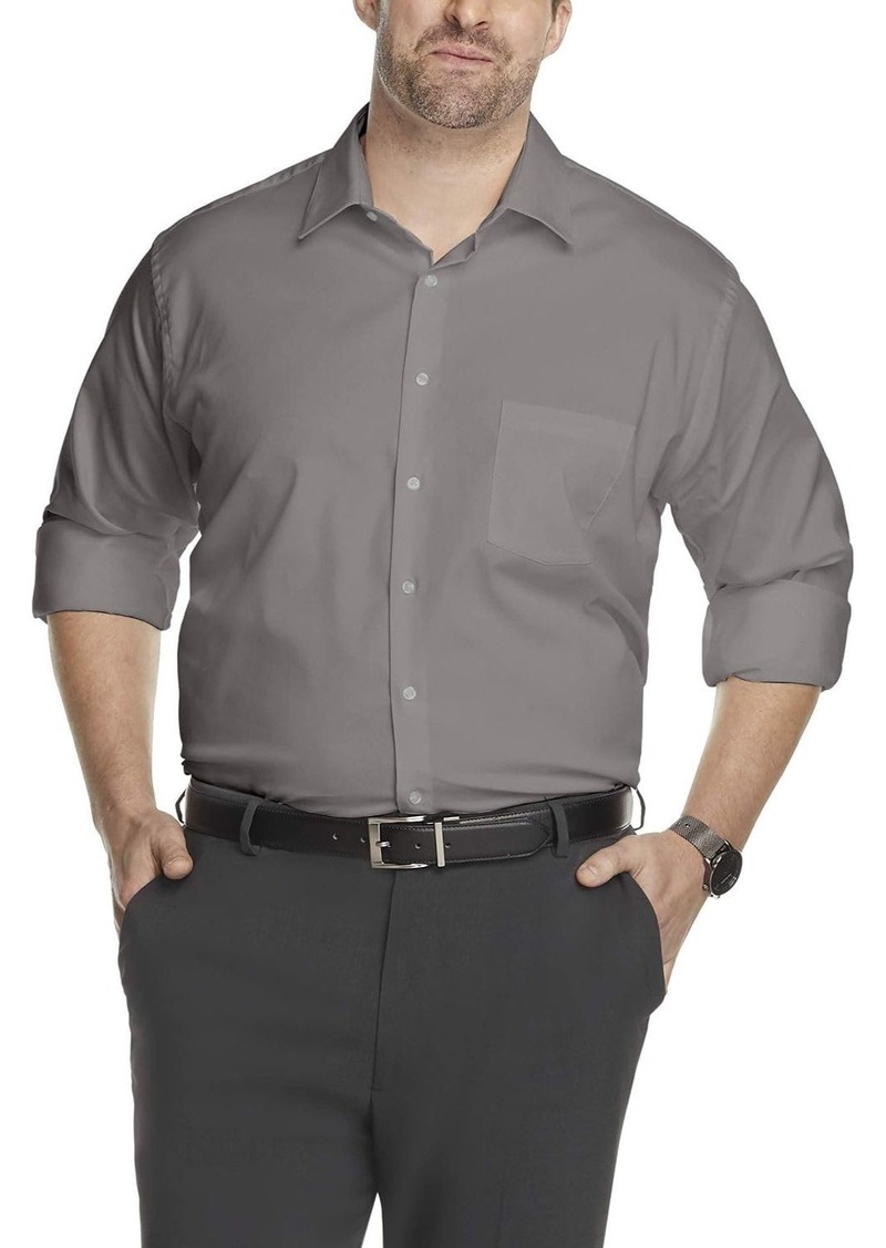 Van Heusen Men's Fit Dress Shirt Stain Shield Stretch (Big and Tall)