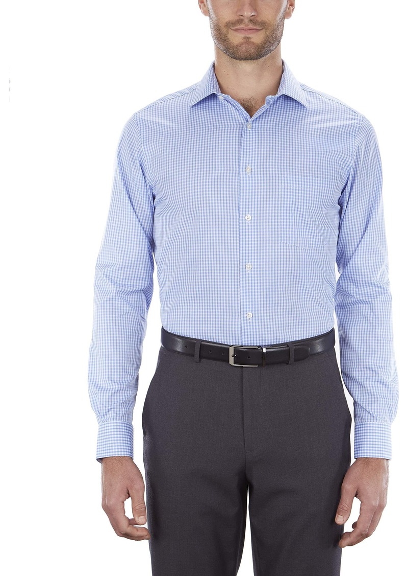 Van Heusen Men's Flex Collar Regular Fit Spread Collar Dress Shirt