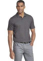 Van Heusen Men's Flex Short Sleeve Stretch Stripe Polo Shirt (Discontinued)