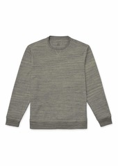 Van Heusen Men's Long Sleeve Space Dye Crewneck Sweatshirt