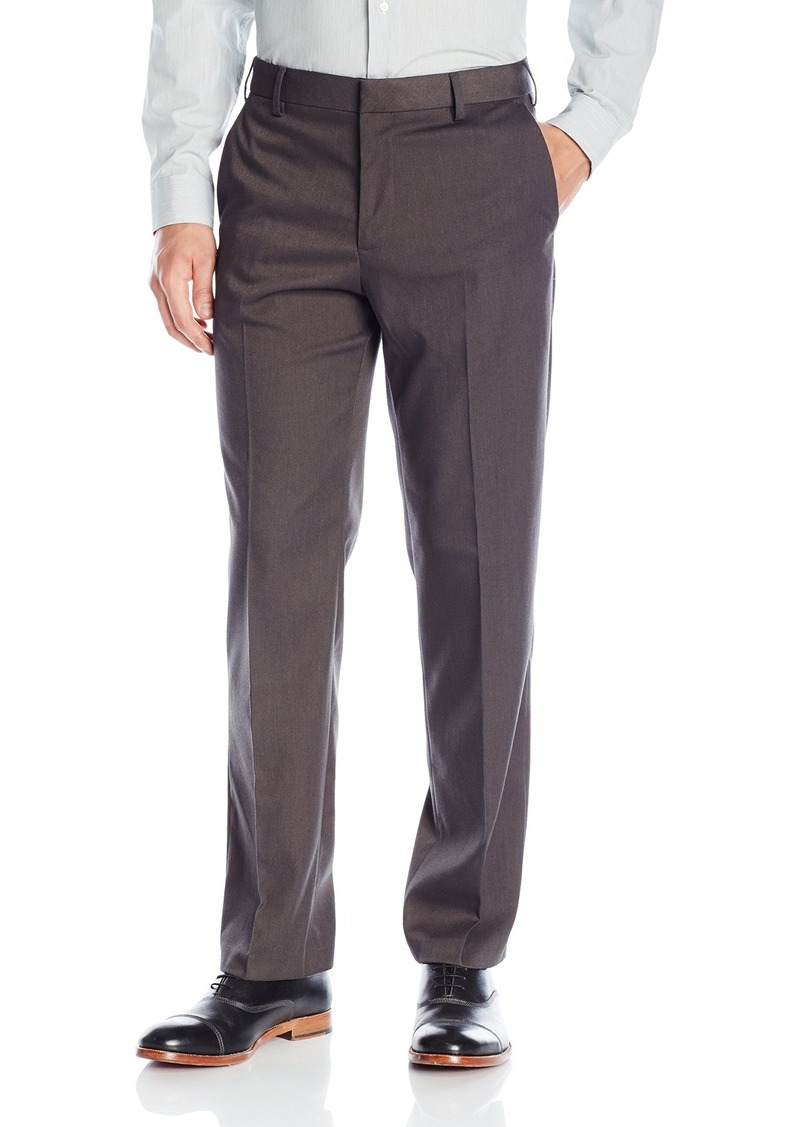 van heusen men's flex flat front straight fit pant