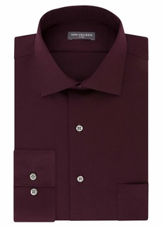 Van Heusen Men's Dress Shirt Regular Fit Flex Collar Stretch Solid