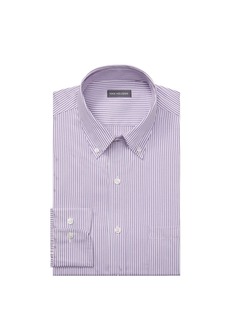Van Heusen mens Regular Fit Pinpoint Stripe Dress Shirt  17.5 Neck 34 -35 Sleeve US