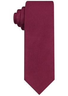 Van Heusen Men's Shaded Iridescent Solid Tie - Red