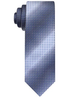 Van Heusen Men's Shaded Micro-Dot Tie - Med Blue/sky Blue
