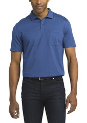 Van Heusen Men's Short Sleeve Jacquard Stripe Polo Shirt