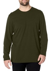 Van Heusen Men's Big Essential Long Sleeve Crewneck Luxe T-Shirt  2X-Large Tall