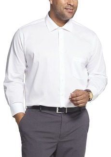 Van Heusen men's Big Fit Flex Collar Stretch Solid (Big and Tall) Dress Shirt  18.5 Neck 32 -33 Sleeve XX-Large US