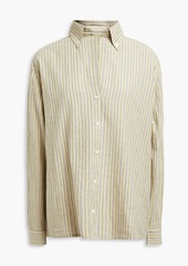 Vanessa Bruno - Druyat striped cotton shirt - Green - FR 36