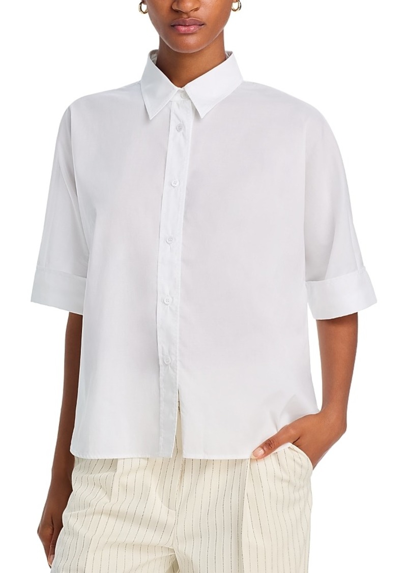 Vanessa Bruno Bobby Cotton Elbow Sleeve Shirt