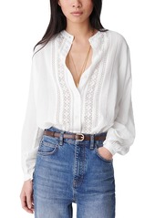 Vanessa Bruno Coco Cotton Pintucked Blouse