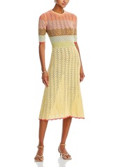 Vanessa Bruno Coronille Knit Midi Dress