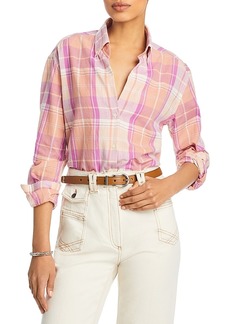 Vanessa Bruno Druyat Cotton Plaid Shirt