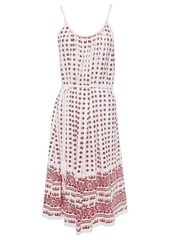 Vanessa Bruno Woman Lalou Belted Printed Cotton-jersey Dress White