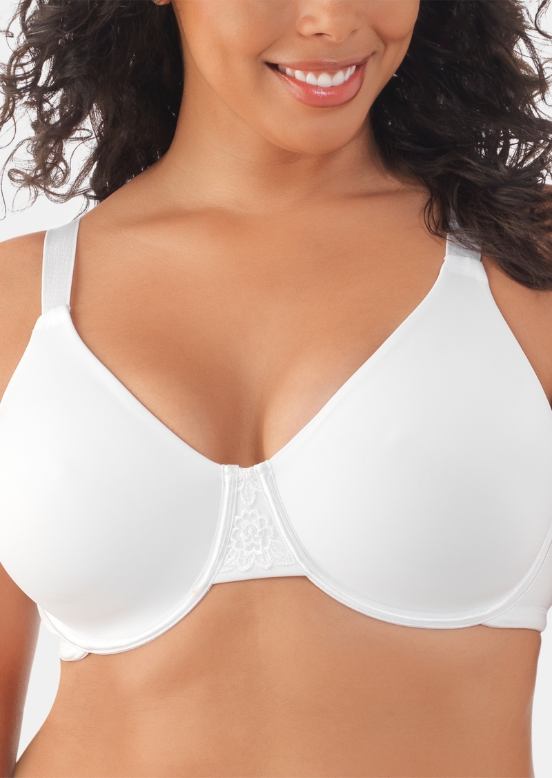 Vanity Fair Full Figure Beauty Back Smoothing Minimizer Bra 76080 - Star White