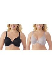 Vanity Fair Women's Beauty Back Full Coverage Underwire Bra Midnight Black/Toasted Coconut