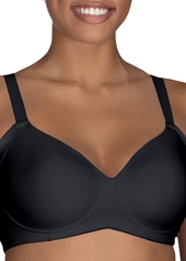 Vanity Fair Women's Beauty Back Full Figure Wirefree Extended Side and Back Smoother Bra 71267 - Midnight Black