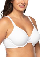 Vanity Fair Womens Full Figure Beauty Back Smoothing Bra 4-way Stretch Fabric Lightly Lined Cups Up To H Bra   US