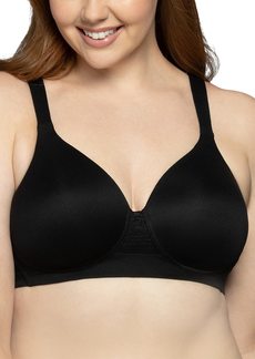 Vanity Fair Women's Beyond Comfort Full Figure Wireless Bra Seamless Back Lightly Lined Cups up to DD