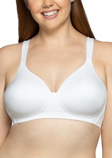 Vanity Fair Women's Beyond Comfort Full Figure Wireless Bra Seamless Back Lightly Lined Cups up to DD
