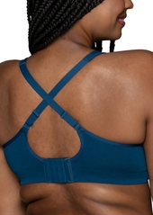 Vanity Fair Women's Beyond Comfort Simple Sizing Wirefree Bra 72204 - Endless Blue